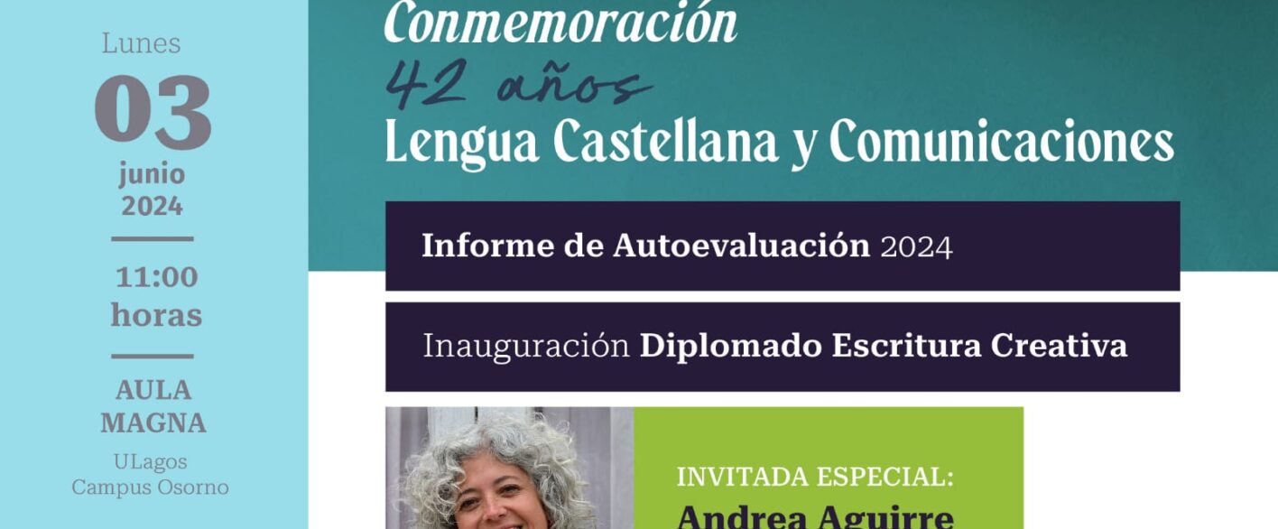 Pedagogía en Lengua Castellana de la ULagos conmemorará sus 42° años de vida