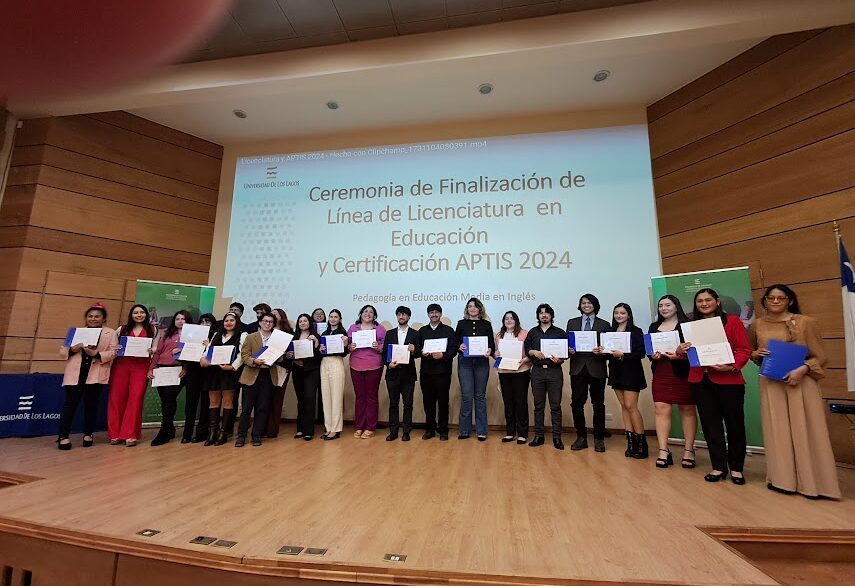Certificación APTIS 2024 de estudiantes de Pedagogía en Inglés