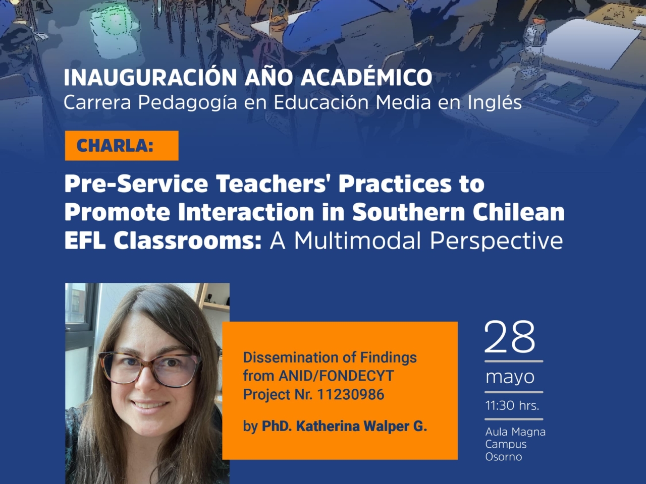Inauguración año académico Pedagogía en Inglés