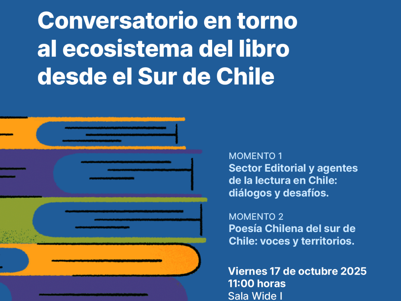 Conversatorio en torno al ecosistema del libro desde el Sur de Chile